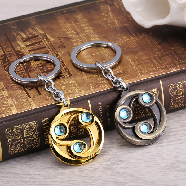 Fashion Hot Gold Keychain Key chain ring Pendant Jewelry Collection Good Gift For Men