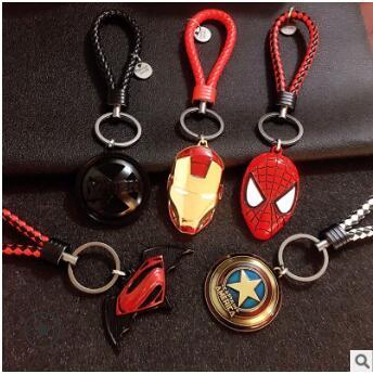 Avengers Super Heroes Captain America Logo keychain Style Metal Pendant Keychains Key Chain Ring Keyring gifts 538