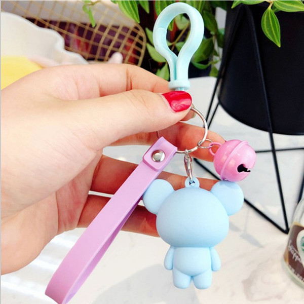 Keychain Cute Animal Shape Men and Women Key Chain Wallet, Key, Mobile Phone Pendant, Car Pendant