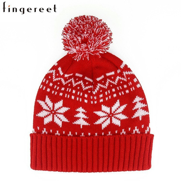 Winter New Christmas Celebration Three-piece Knit Hat Gloves Scarf Thick Warm Wool Hat Cold Suit