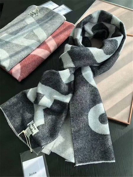 Luxury Brand Scarves Fashion Design Men Women Head Warmer Shawl Autumn Winter Unisex Casual Scarf