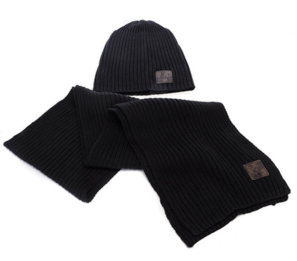 Fashion Luxury Winter Hats and Scarves Autumn Winter Keep Warm Men Women Beanies Scarf Famous Brand Design Parents Kids Caps