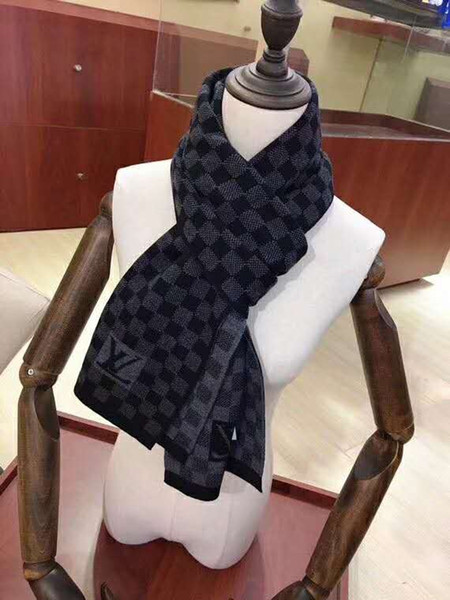 Newest Scarf 2018 Autumn winter mens Scarfs high quality letter designers Scarves size 180x35cm T-20