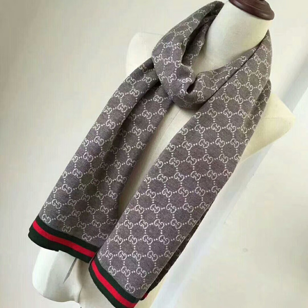 2018 Fashion Mens Scarf Long size 180x35cm high quality Cashmere scarves RT8520 Winter men Scarves Gift fast shipping