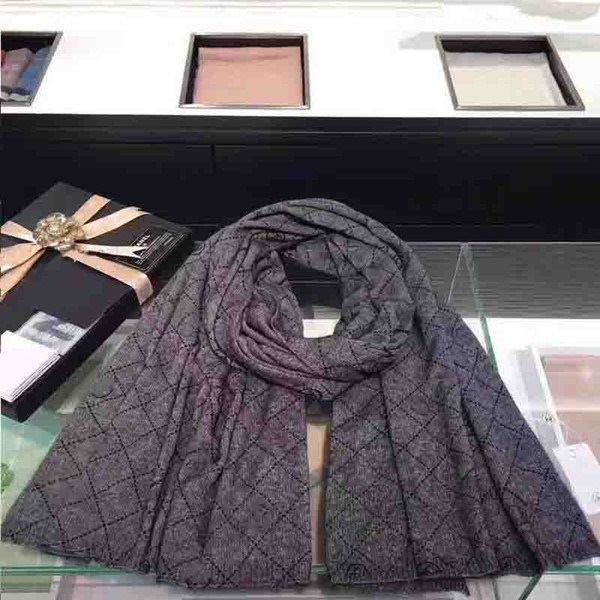 High quality wool scarf new winter Cashmere scarf classic wool scarves men's and women's brand scarf 180*70CM