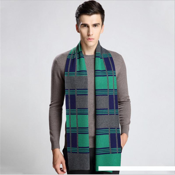 2019 Top qualtiy Imitation of cashmere brand design Scarf for men Big Size 180cm*35cm warp Pashmina Infinity Scarfs for menThick Shawls