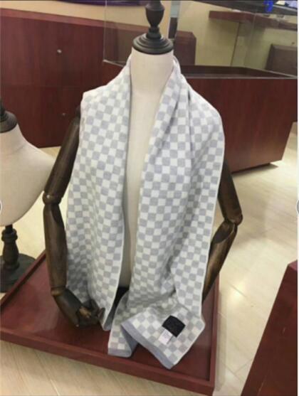 Autumn/winter cashmere scarf soft wool thread knit scarf classic cashmere men's scarf 180*30cm