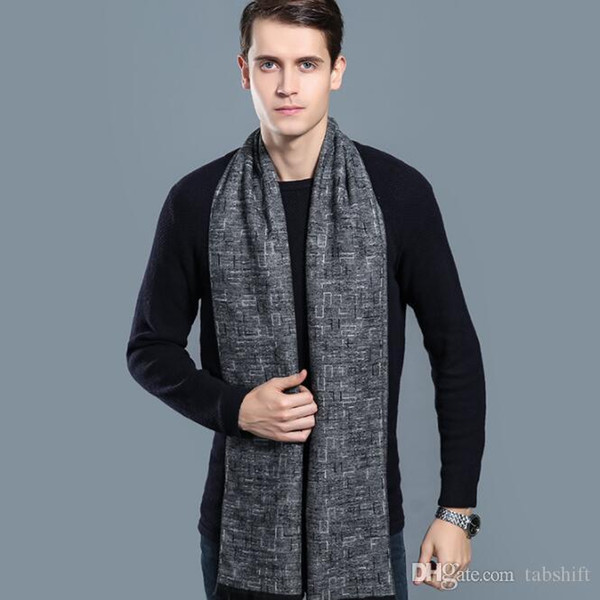 New Mens Scarf Autumn and Winter Multi Purpose Decoration Men Business Scarf Multi Functional Thermal Scarf