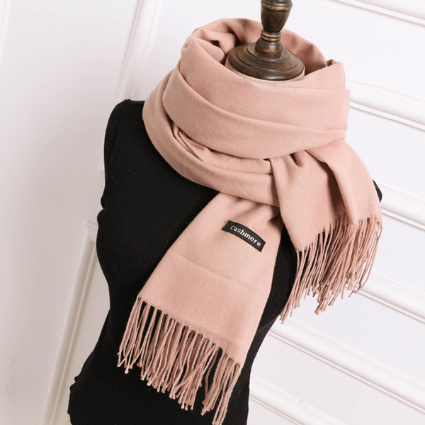 Hot Camel Scarf Pashmina Cashmere Scarf Wrap Shawl Winter Scarf Women's Scarves Tassel Long Blanket Cachecol High Quality NB01