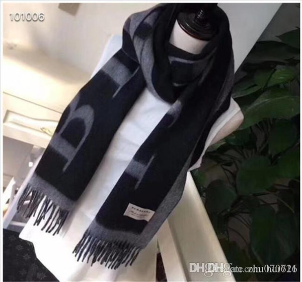 Mink scarf High quality Scarves Designer men soft Scarf Luxury shawl Autumn and winter Best-selling classic Scarves size35-180 with box