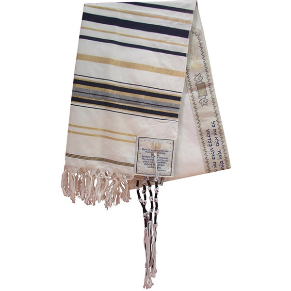 DHL FREE JKRISING Messianic Jewish Tallit Blue and Gold Prayer Shawl Talit and Talis Bag Prayer scarfs