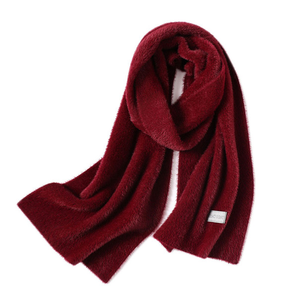 2018 fashion Women solid color cashmere Water velvet scarves tassel lady winter thick warm scarf high quality female shawl