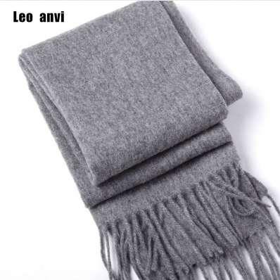 luxury brand Winter scarf 100% wool cashmere shawls bandana women scarf fashion and wraps gray men scarf poncho pashminas