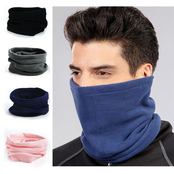 1PC Hot NEW Fashion Unisex Women Men Winter Autumn Casual Thermal Fleece Scarfs Snood Neck Warmer Face Mask Beanie Hats