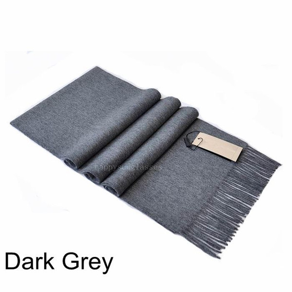 100% Cashmere Luxury Mens Scarf Blank Designer Soft Man Scarf Vintage Super Warm Brands Male Scarf Fashion Winter Women Scarves 180x30cm