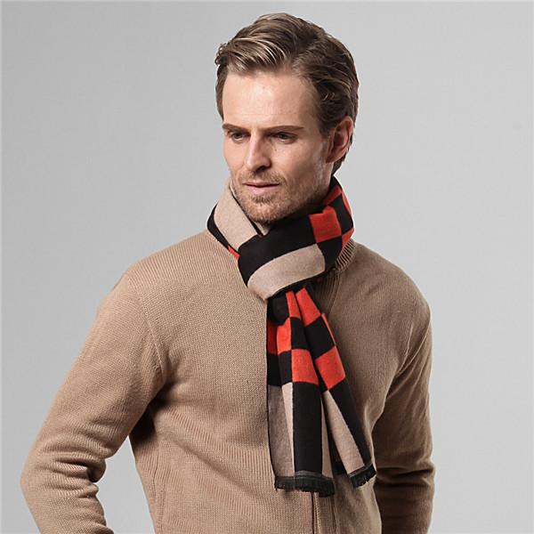 Men's Scarf Luxury Brand Designer Classic Cashmere Scarf Winter Warm Soft Tassel Ethnic Shawl Wrap Scarf Men Scarves Cachecol Free Shipping