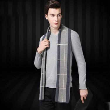 Newest fashion design casual scarves winter Men's Scarf luxury Brand High Quality Warm Neckercheif Modal Scarves men Plaid Thic Muffler Wint