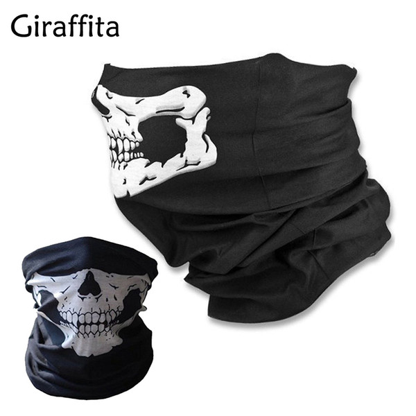 Wholesale- Giraffita Christmas Halloween Scarves Outdoor Scarf Mask Variety Turban Magic Scarves Face Mesh Headband Skull Neck Bandanas