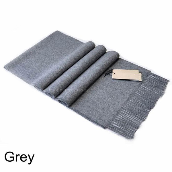 Top 100% Cashmere Winter Scarf Men Women Famous Brand Big Size Women Scarves Fashion Super Soft Men Pashmina Scarf 180x32cm