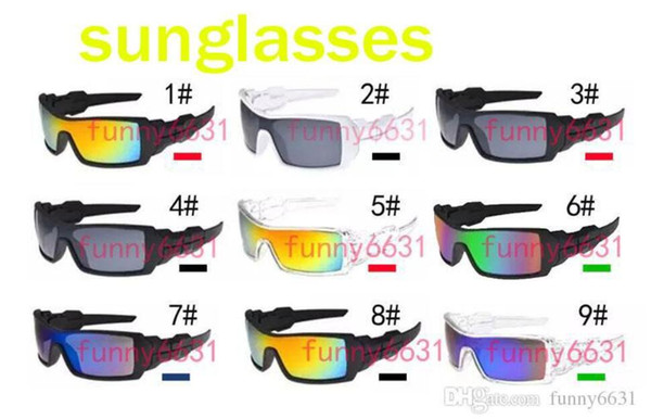 10PCS summer New Fashion Colorful Popular Wind Cycling Mirror Sport Outdoor Eyewear Goggles Sunglasses For Women Men Sunglasses free ship