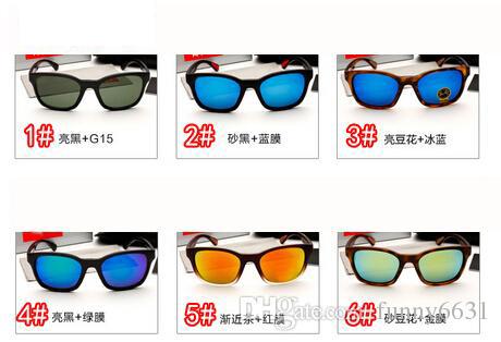 summer new Brand Fashion outdoors sunglasses For Men and Women Sport unisex Sun glasses Black Frame Sunglasse 6colors FREE SHIPPING