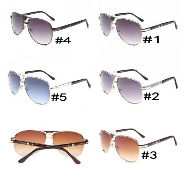 summer newest Luxury ladies driving metal Sunglasses man Fashion design sunglasses woman 5colors Eyewear black sun glasses free shipping