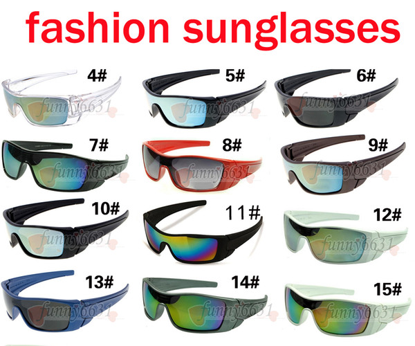 brand newest men fashion sunglasses sports Dazzle colour lenswomen driving glasses Cycling Sports Outdoor Sun Glasses 17colors free shipping