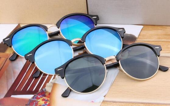 10PCS summer newest women fashion metal SUN glasses travel driving sunglasses Bicycle Glass ladies half glasses 8color A+++ free shipping