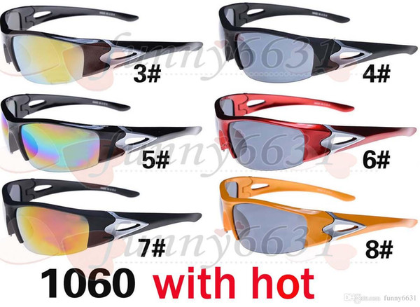 MIQ=10PCS summer men fashion Outdoor Dazzle colour sun glasses riding wind sun glasses women sport cycling sun glasses 8colors free shipping