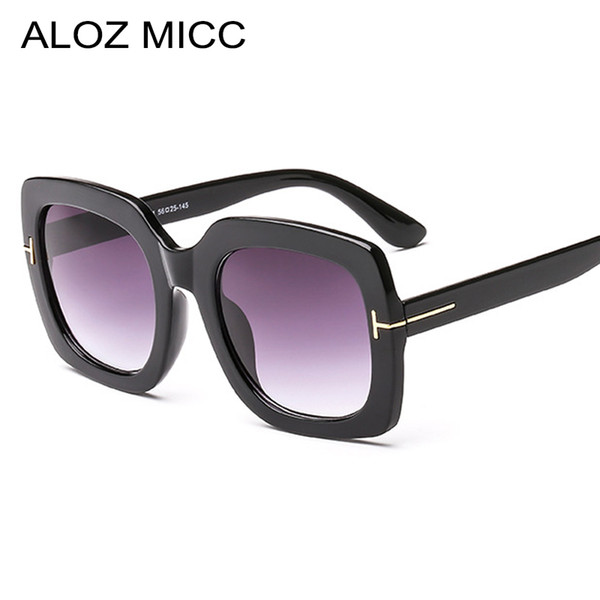 ALOZ MICC Vintage Square Sunglasses Women Men Fashion Sun Glasses Brand Designer T Rivet Unisex Eyeglasses UV400 A631