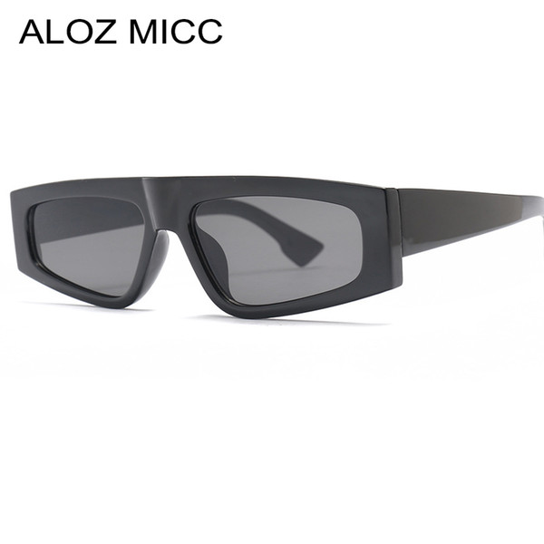 ALOZ MICC Brand Women Square Sunglasses 2019 New Fashion Sun Glasses for Men Vintage Black Blue Frame Eyewear UV400 A457