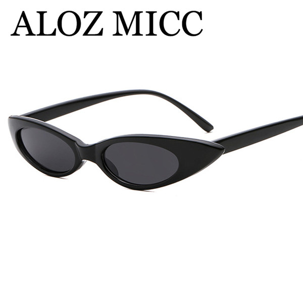 ALOZ MICC 2018 Sexy Ladies Cat Eye Sunglasses Women Brand Design Small Water Drop Shape Sun Glasses Female Oculos A508