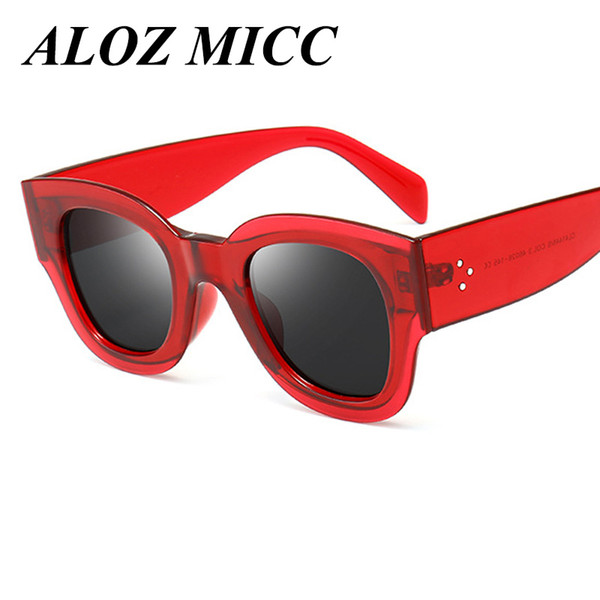 ALOZ MICC Women Retro Trend Oval Sunglasses Men Classic Rivets Glasses Shades Brand Designer Sunglasses For Female Oculos gafas de sol A364