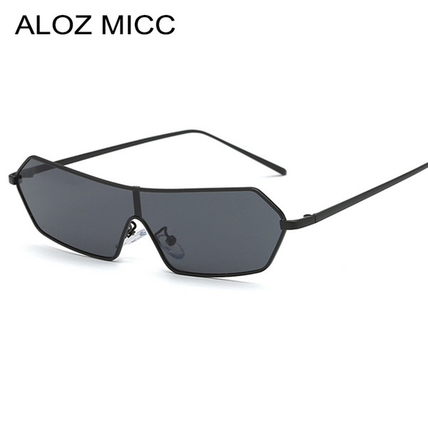 ALOZ MICC Vintage Cat eye Sunglasses Women Brand Designer Metal Frame 2019 Women Sunglasses Fashion Mirror Eyewear A407