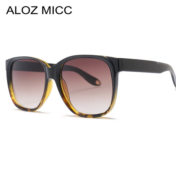 ALOZ MICC Vintage Square Sunglasses Women 2019 Brand Designer Oversize Sun Glasses Men Fashion Unisex Eyewear UV400 A376