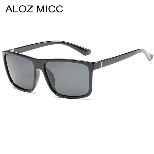 ALOZ MICC Classic Polarized Sunglasses Men 2019 New Brand Design Square Sun Glasses For Men Driving Goggle Gafas De Sol A447