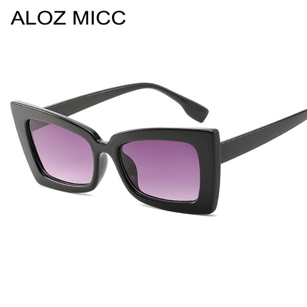 ALOZ MICC Vintage Women Square Sunglasses Female 2019 Brand Designer Retro SunGlasses Women Shades Oculos Q400473