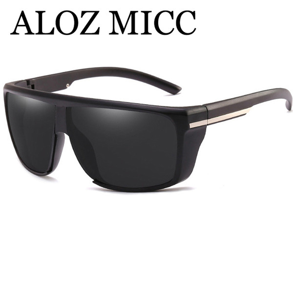 ALOZ MICC Classic Men Big Frame Sunglasses Brand Designer Fashion Oversize Sun Glasses Goggles Men Driving Eyeglasses UV400 A341