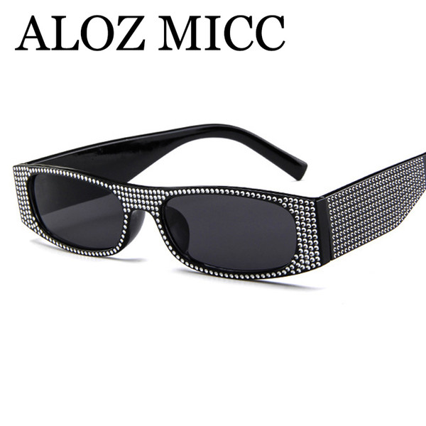 ALOZ MICC Fashion Women Square Sunglasses 2018 Vintage Brand Designer Sunglasses Women Eyewear UV400 A565