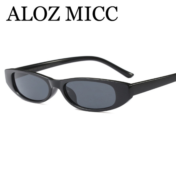 ALOZ MICC Fashion Small Frame Women Sunglasses 2018 Brand Designer Retro Oval Sun Glasses Women Shades Oculos A505