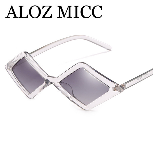 ALOZ MICC fashion triangle sunglasses luxury sunglasses women designer sunglasses small frame square sun glasses women eyeglasses uv400A583