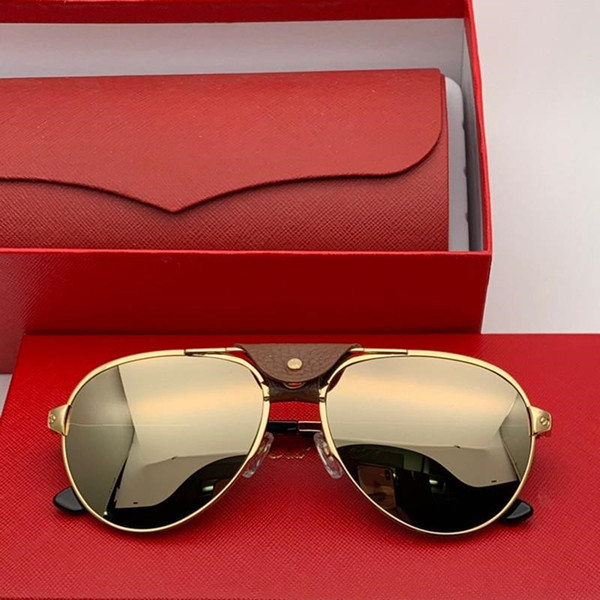 Luxury 0034 Designer Sunglasses for Men and Women Popular Fashion Big Summer Style Top Quality UV Protection Lens Come With red package