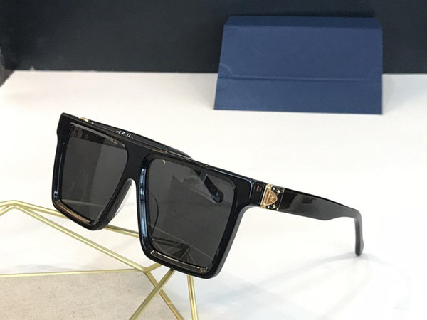 Hot sell 1196 Designer MILLIONAIRE New Sunglasses square Frame Vintage Sun glasses for Shiny Gold Logo UV400 Top quality Eyewear Z1196E