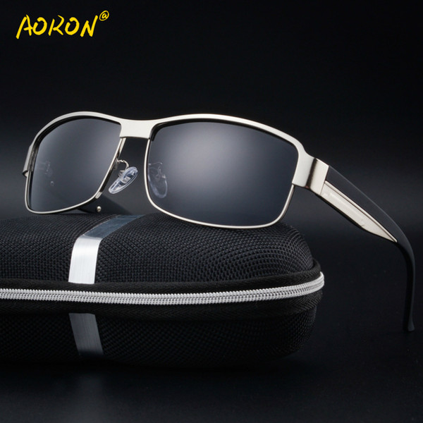 Wholesale-New Men Polarized Sunglasses Brand Designer Glasses Outdoor Sports Sun Glasses Mens Driving Goggles Eyeweaer With Original Case