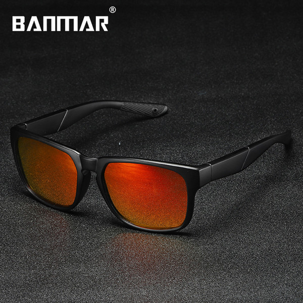 BANMAR HD Polarized Sunglasses Men Women Brand Designer Driving Sun Glasses Male New Retro Sunglass UV400 Goggles Eyewear 0942