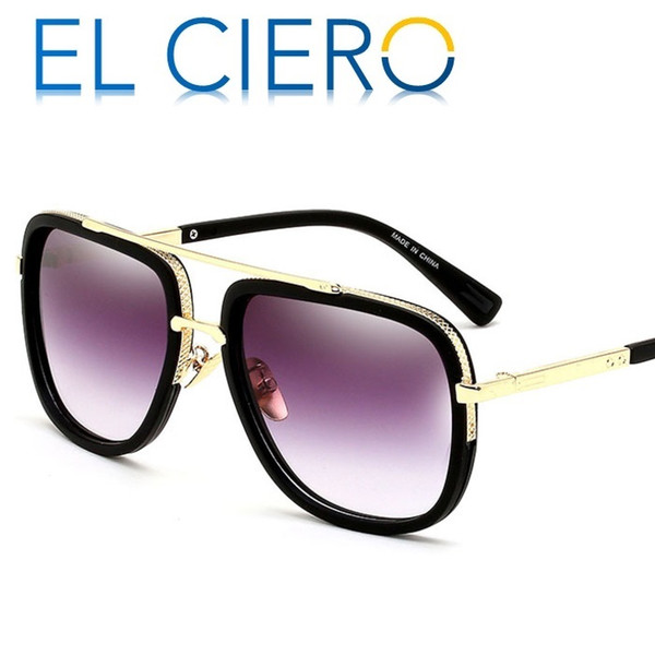 EL CIERO Designer Sunglasses For Men & Women 2017 High Quality Square Sun Glasses Unisex Fashion Luxury Shades UV400 Protection