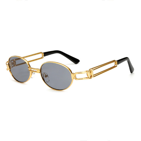 ROYAL GIRL 2017 clear lens gold metal frame glasses round women vintage eye glasses frames for men male ss158