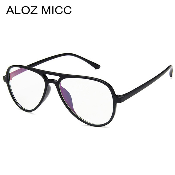 ALOZ MICC Oversized Optical Frame Glasses Women Men Vintage Clear Glasses Men Unisex Luxury Eyeglasses FrameA691