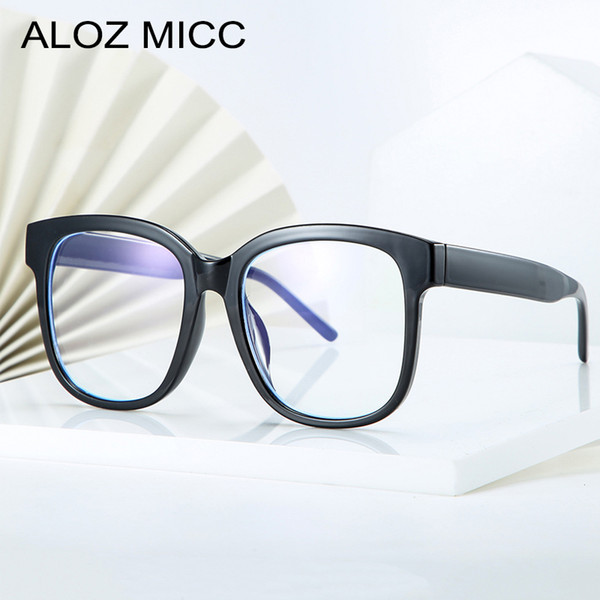 ALOZ MICC Newest Square Glasses Women Men Anti Blue Lights Eyeglasses Frames Optical Computer GlassesA672