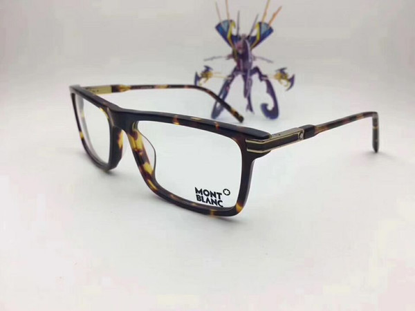 MB8032 Italian Brand Designer Designed Eyeglasses Frame Glasses Frame Male Matching Finished Flat Light Myopic Glasses Frame